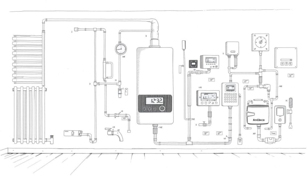 Heizungsanlagen, Sanit&auml;rtechnik, Regelungstechnik in der Haustechnik