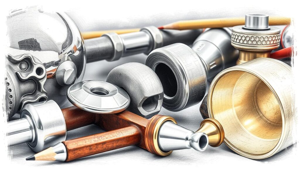 metallische Materialien