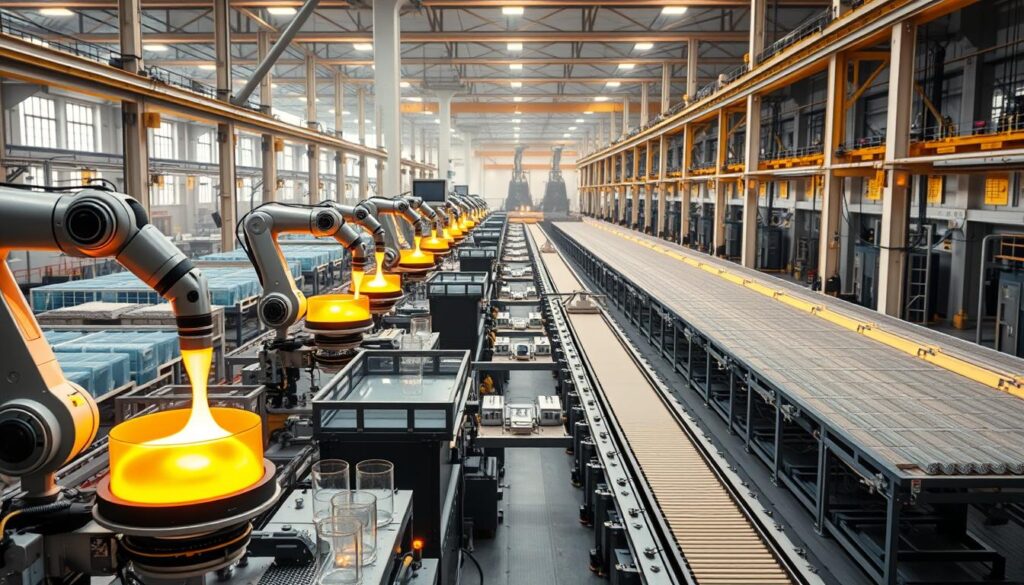 Effiziente Produktionslinie