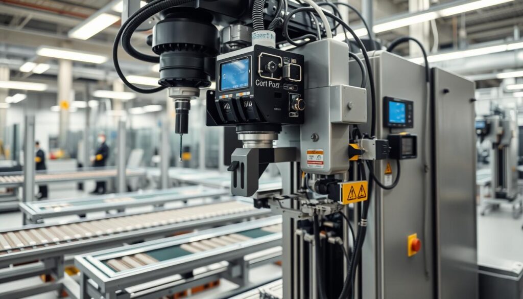Inspektionsmaschine Glasproduktion