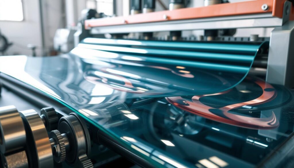 Moderne Walzmaschine für Glasproduktion Moderne Walzmaschine für Glasproduktion